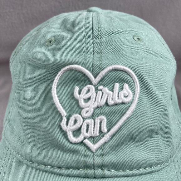 American Eagle Hat Womens One Size Green Strapback Cap Adjustable Embroidered - Picture 5 of 10